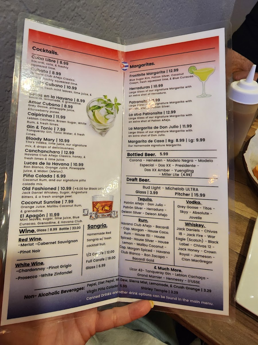 West Caribbean Cuban Restaurant Menu - Image 4