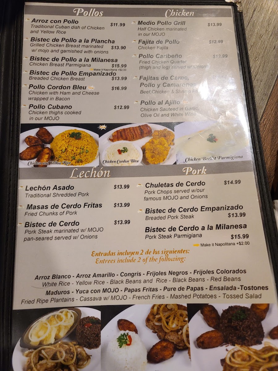 West Caribbean Cuban Restaurant Menu - Image 6
